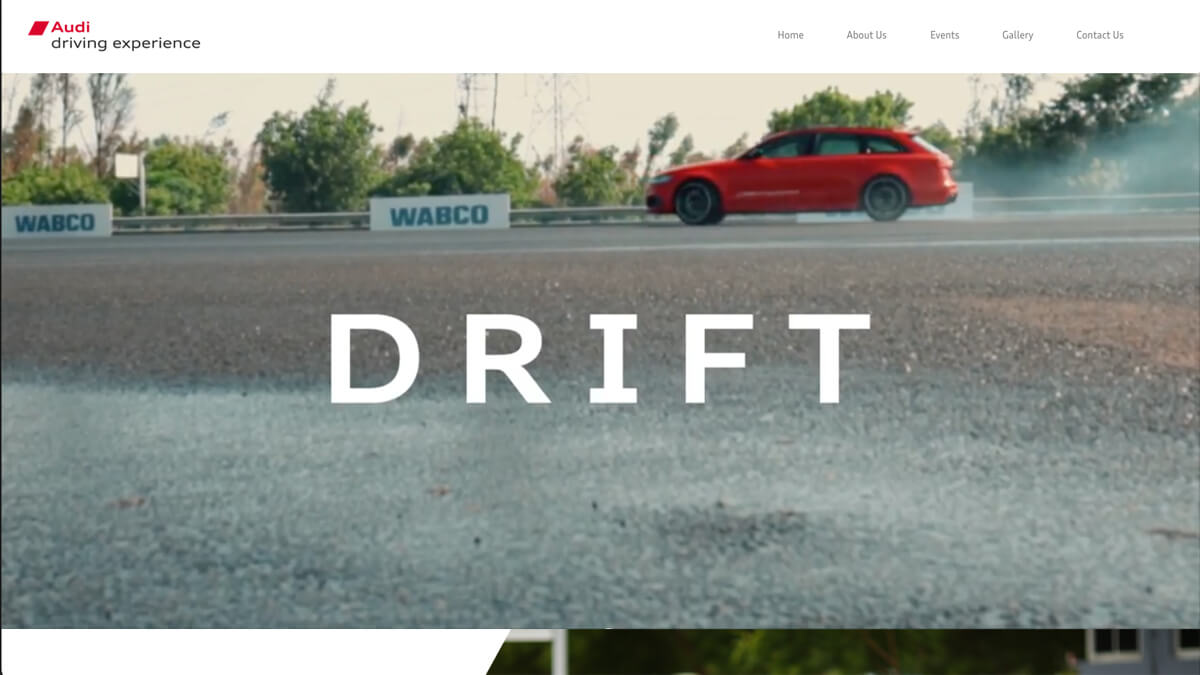 Audi Car Launch & Event Portal